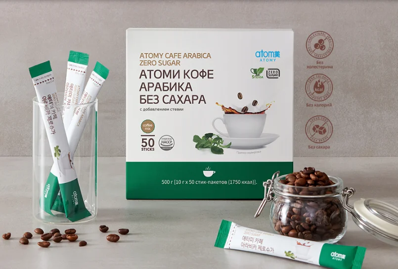 atomi kofe bez sahara
